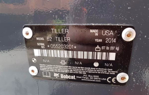 Bobcat 62 Tiller - Image 4