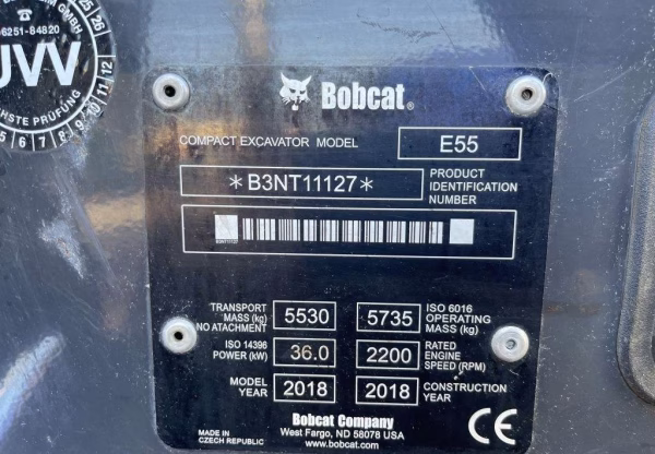 Bobcat E55 - Image 13