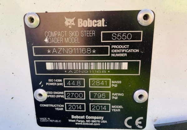 Bobcat S 550 - Image 9